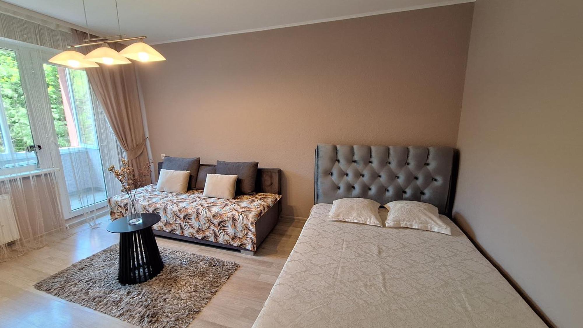 Naujakiemio Apartamentai Su Balkonu ไคลเพดา ภายนอก รูปภาพ